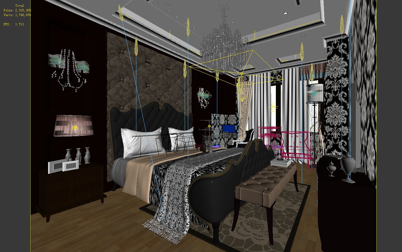 Beautifully Stylish And Luxurious Bedrooms 75 3d Models In Bedroom 3dexport 5881