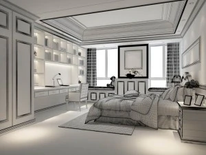 beautifully stylish and luxurious bedrooms 77 3D Model