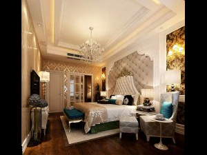 prachtig stijlvolle en luxe slaapkamers 78 3D Model