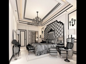 beautifully stylish and luxurious bedrooms 78 Modèle 3D