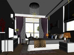 beautifully stylish and luxurious bedrooms 80 3D Model