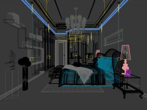 beautifully stylish and luxurious bedrooms 81 3D Model