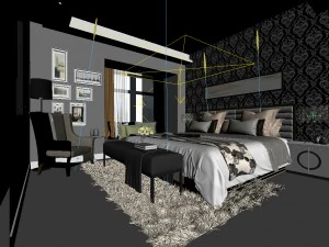 beautifully stylish and luxurious bedrooms 82 3D Model