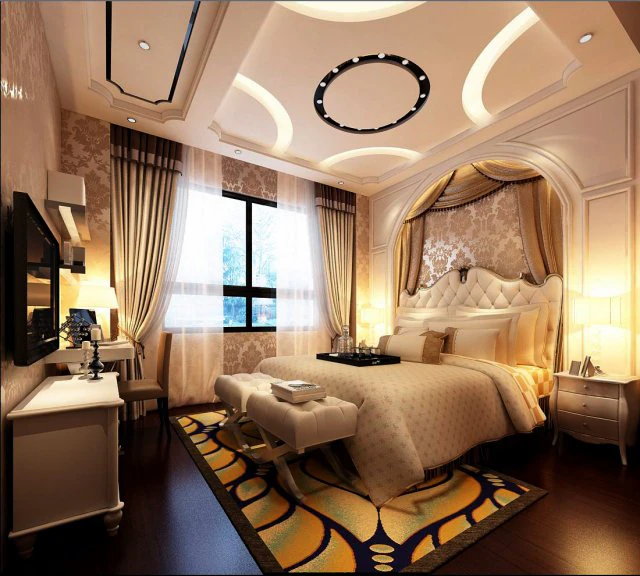 beautifully stylish and luxurious bedrooms 83 3D Model .c4d .max .obj .3ds .fbx .stl .blend 
