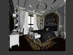 beautifully stylish and luxurious bedrooms 83 3D Model