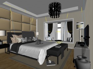 beautifully stylish and luxurious bedrooms 84 3D Модель