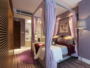 아름답고 세련되고 고급스러운 침실 86 3D 모델