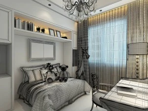 beautifully stylish and luxurious bedrooms 88 3D Model