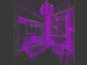 beautifully stylish and luxurious bedrooms 88 3D Model