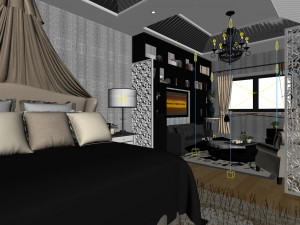 beautifully stylish and luxurious bedrooms 89 3D Model