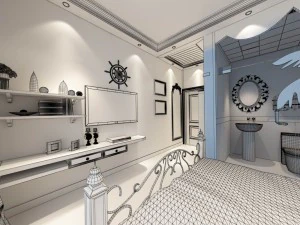 beautifully stylish and luxurious bedrooms 90 3D Model