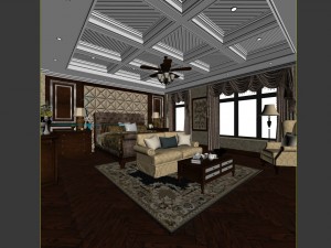 beautifully stylish and luxurious bedrooms 91 Modello 3D