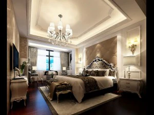 camere da letto splendidamente eleganti e lussuose 94 Modello 3D