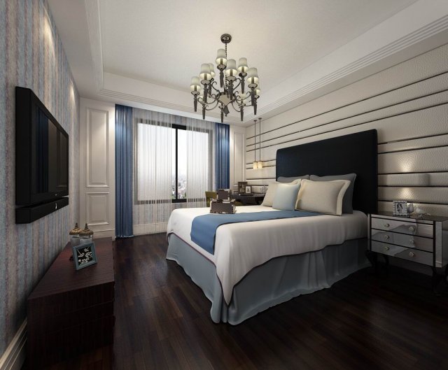 beautifully stylish and luxurious bedrooms 96 Model 3D .c4d .max .obj .3ds .fbx .stl .blend 