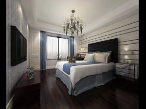 खूबसूरती से स्टाइलिश और शानदार बेडरूम 96 3D मॉडल