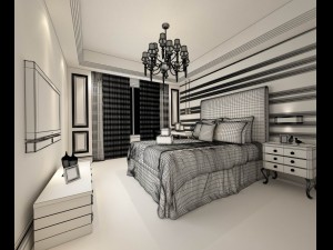 beautifully stylish and luxurious bedrooms 96 Model 3D