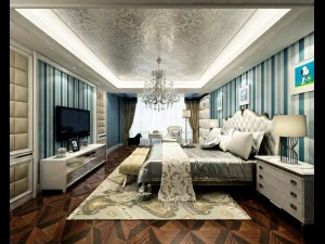 美しくスタイリッシュで豪華なベッドルーム 99 3Dモデル