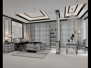 beautifully stylish and luxurious bedrooms 100 Modello 3D