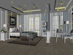 beautifully stylish and luxurious bedrooms 100 3D Model