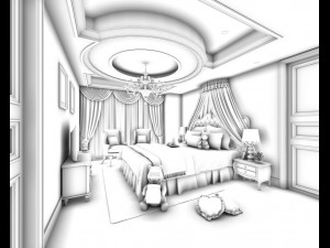 beautifully stylish and luxurious bedrooms 101 Modelo 3D