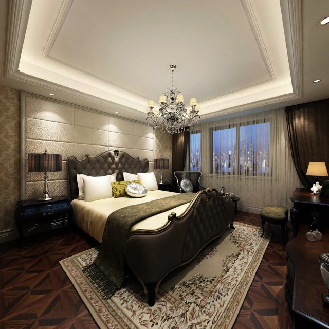 beautifully stylish and luxurious bedrooms 106 3D Model .c4d .max .obj .3ds .fbx .stl .blend 