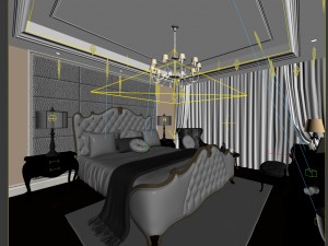 beautifully stylish and luxurious bedrooms 106 3D Model