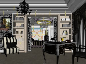 beautifully stylish and luxurious bedrooms 107 3D Model