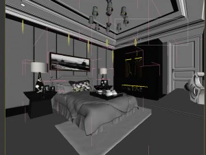 beautifully stylish and luxurious bedrooms 116 3D Model