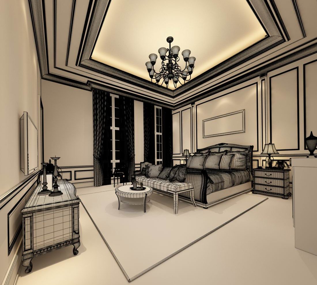 Beautifully Stylish And Luxurious Bedrooms 119 3d Models In Bedroom 3dexport 0559