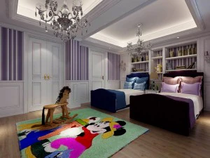 красиво, стильные и роскошные спальни 120 3D Модель