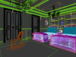 beautifully stylish and luxurious bedrooms 120 3D Model