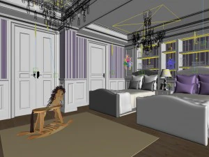 beautifully stylish and luxurious bedrooms 120 3D Model