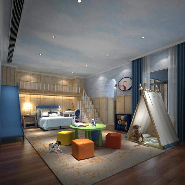beautifully stylish and luxurious bedrooms 121 3D Model .c4d .max .obj .3ds .fbx .stl .blend 