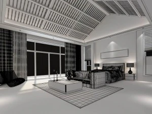 beautifully stylish and luxurious bedrooms 122 3D Model