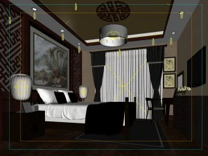 beautifully stylish and luxurious bedrooms 128 3D Model