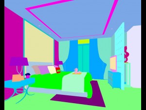 beautifully stylish and luxurious bedrooms 130 3D Model