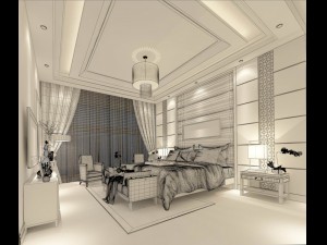 beautifully stylish and luxurious bedrooms 132 3Dモデル