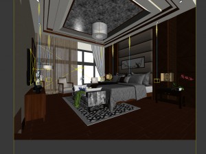 beautifully stylish and luxurious bedrooms 132 3Dモデル