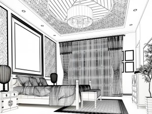beautifully stylish and luxurious bedrooms 135 Modelo 3D