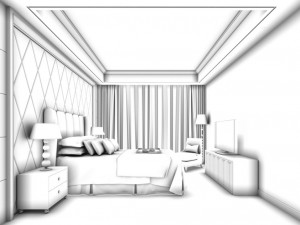 beautifully stylish and luxurious bedrooms 137 3D Model