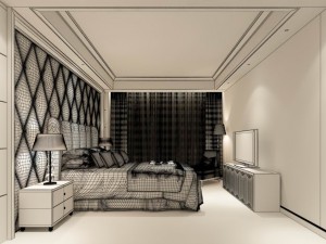 beautifully stylish and luxurious bedrooms 137 3D Model