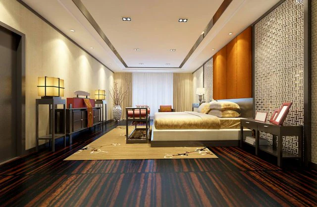 beautifully stylish and luxurious bedrooms 138 3D Model .c4d .max .obj .3ds .fbx .stl .blend