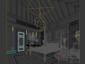 beautifully stylish and luxurious bedrooms 139 3D Model