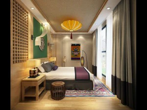 prachtig stijlvolle en luxe slaapkamers 140 3D Model