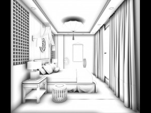 beautifully stylish and luxurious bedrooms 140 3D Model