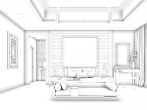 beautifully stylish and luxurious bedrooms 141 3D Model