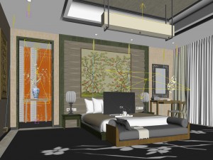 beautifully stylish and luxurious bedrooms 141 3D Model