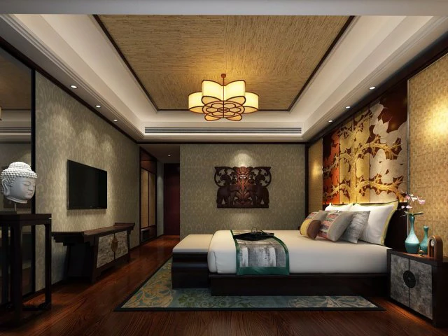 beautifully stylish and luxurious bedrooms 142 3D Model .c4d .max .obj .3ds .fbx .stl .blend 