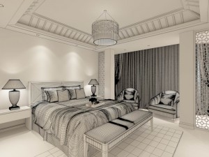 beautifully stylish and luxurious bedrooms 143 3D 모델