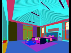 beautifully stylish and luxurious bedrooms 146 Model 3D